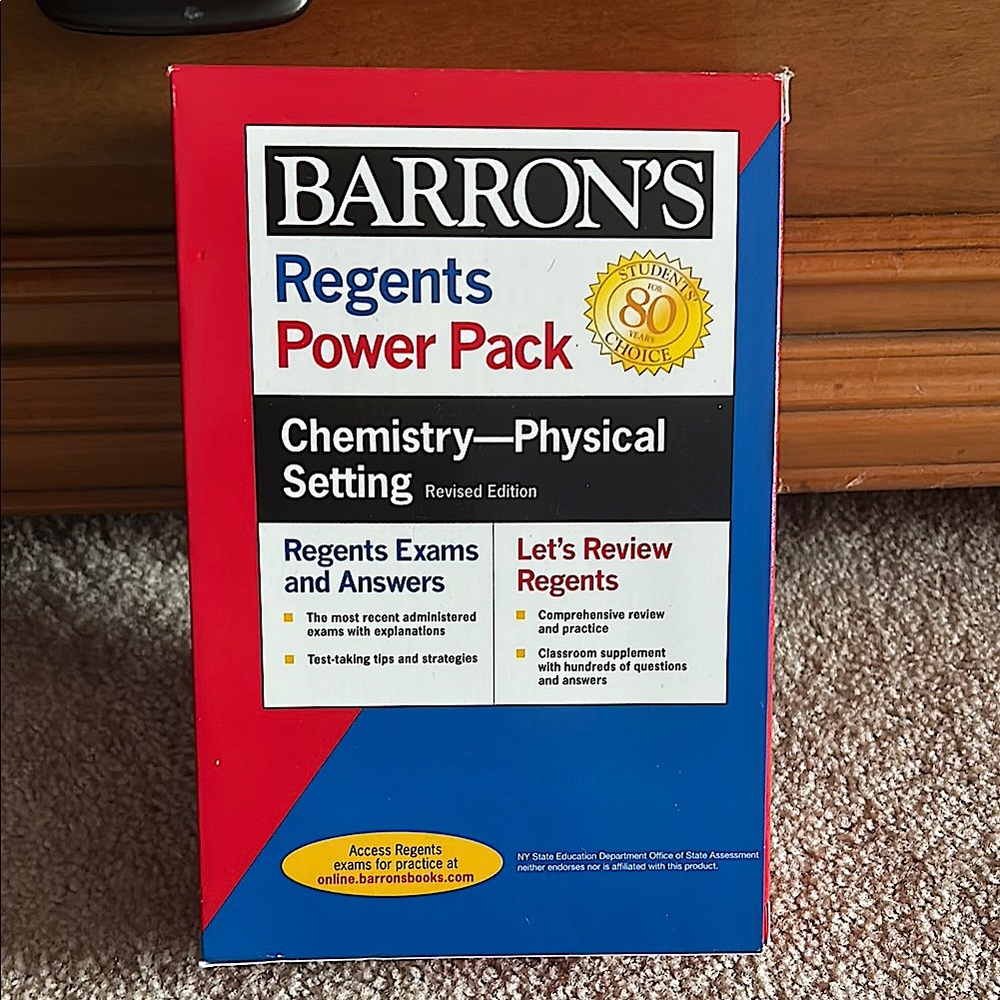 Barron's Regents Power Pack Chemistry-Physical Setting